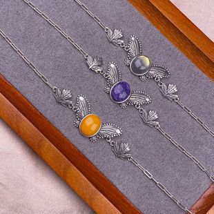 ��Ϟ���������¹�ʯ���S925�y�Ƕ�͹��y���º���Ů��ʌ����Ʒ
