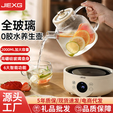 德国全玻璃养生壶母婴级烧水壶多功能煮花茶壶办公室家用保温茶壶