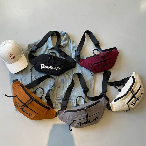 Cross-border Chest Bag 2025 New Casual All-match Lightweight Crossbody Bag Sports Fashion Ladies Accessories Chest Bag Foreign Trade