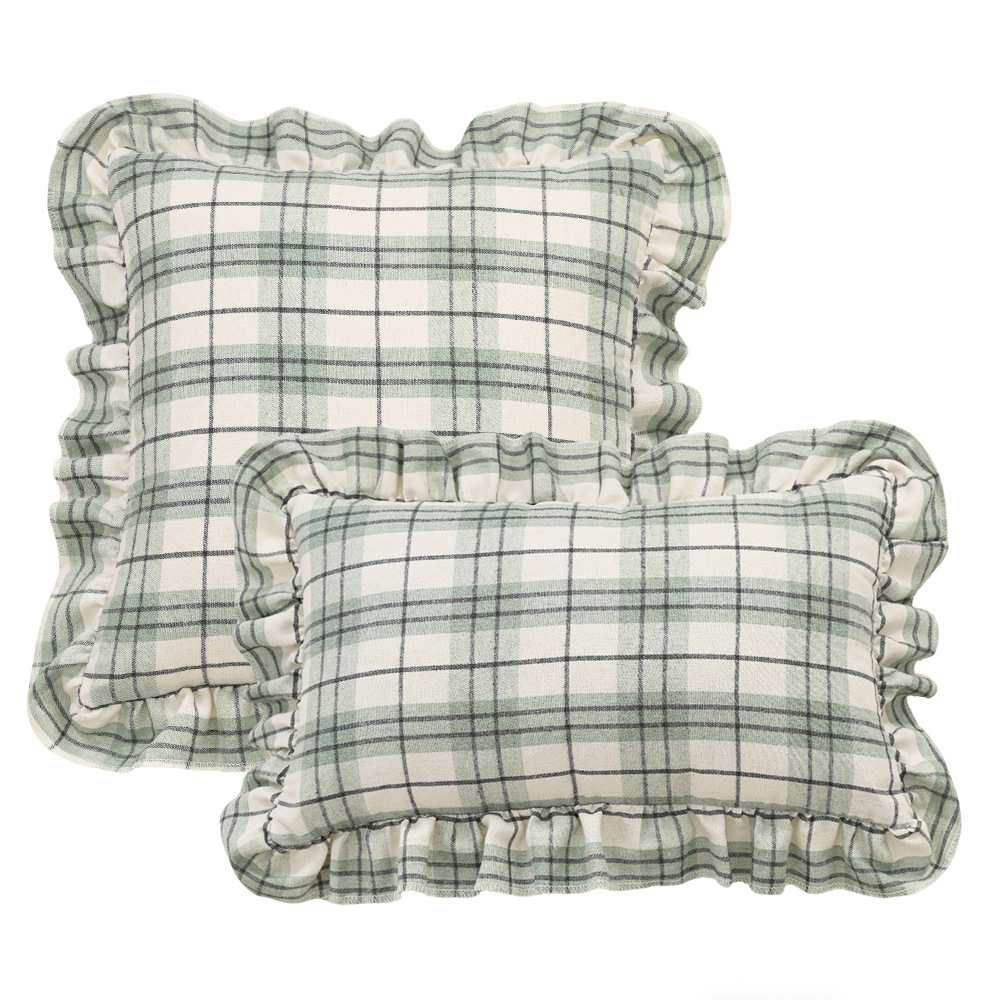 Transfronterizos Inglés nórdico ins tejido lápiz de loto falda almohada retro sala de estar sofá almohada decoración del hogar