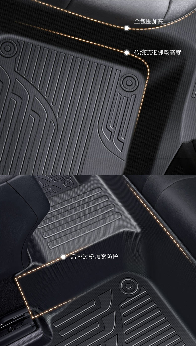 Suitable for Tpe Car Floor Mats Full Surround Blanket A4L Magotan Q5L Passat Camry Accord a