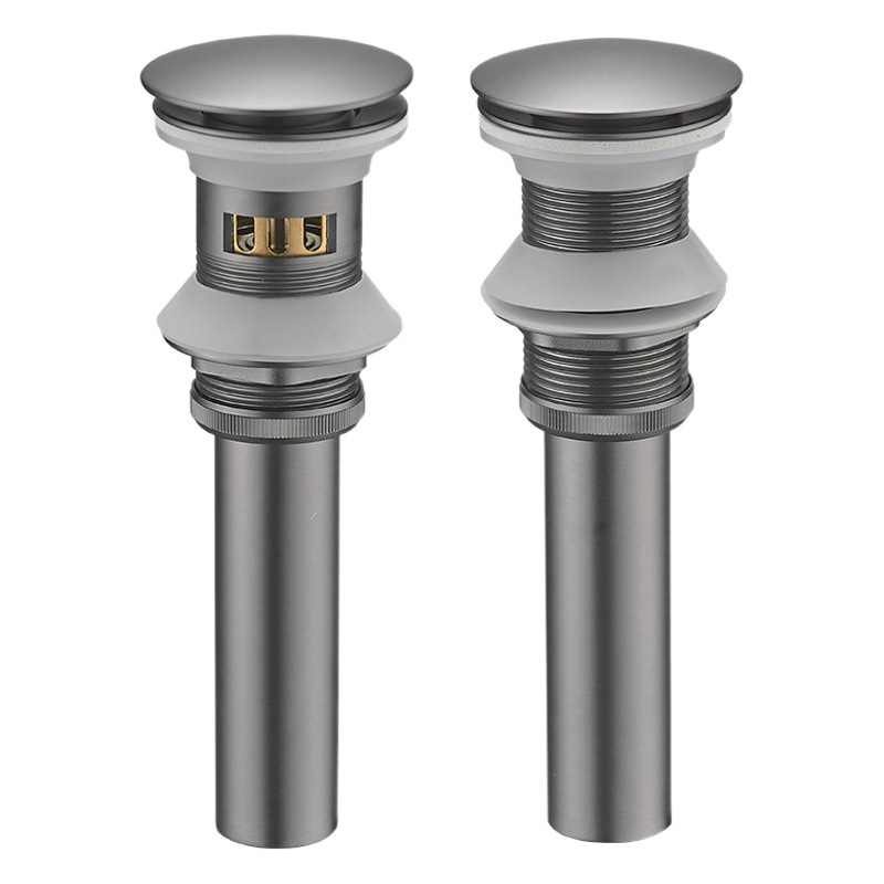 Pistola gris lavabo rebote escurridor Push-tipo baño desodorante tubería de alcantarillado cuenca lavabo cuenca