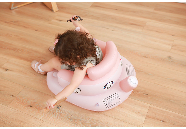 Ins充气PVC婴儿训练小沙发学坐椅洗澡浴凳便携折叠玩具宝宝学座椅详情10