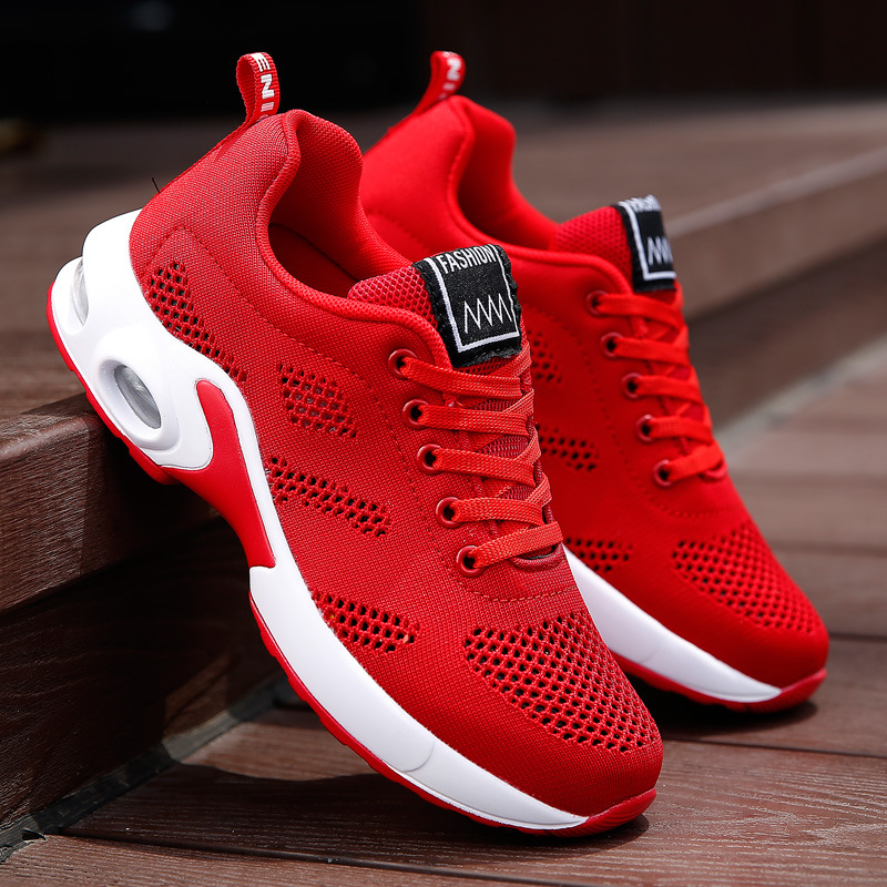 Breathable Women's Running Shoes Lightweight Mesh Athletic Trainers_voghion.com