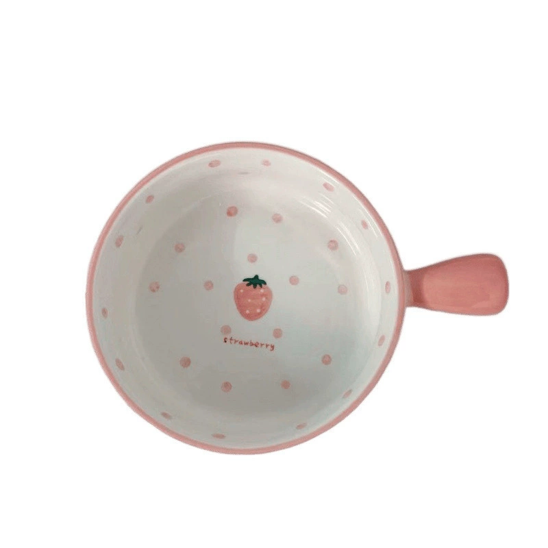 Handle, ceramic tableware, Nordic style, hand painting