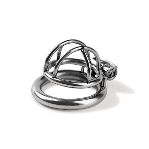 Adult metal stainless steel chastity lock men's sm appliance supplies penis lock restraint ring masturbation jj delay birdcage