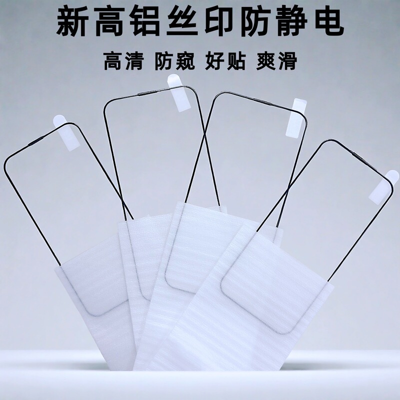 Suitable for Apple 17 Tempered Glass Screen Protector, 16 Pro Max High-Definition Protective Film, 15 Privacy Film, 14 Anti-Drop Film, 13 Phone Film