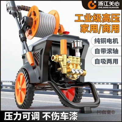 motor, 220V, specialized for commercial — Portable car washer