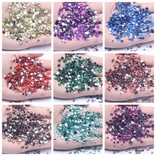 严选树脂钻2-6毫米平底钻水钻发夹奶油胶DIY美甲网红小熊配件