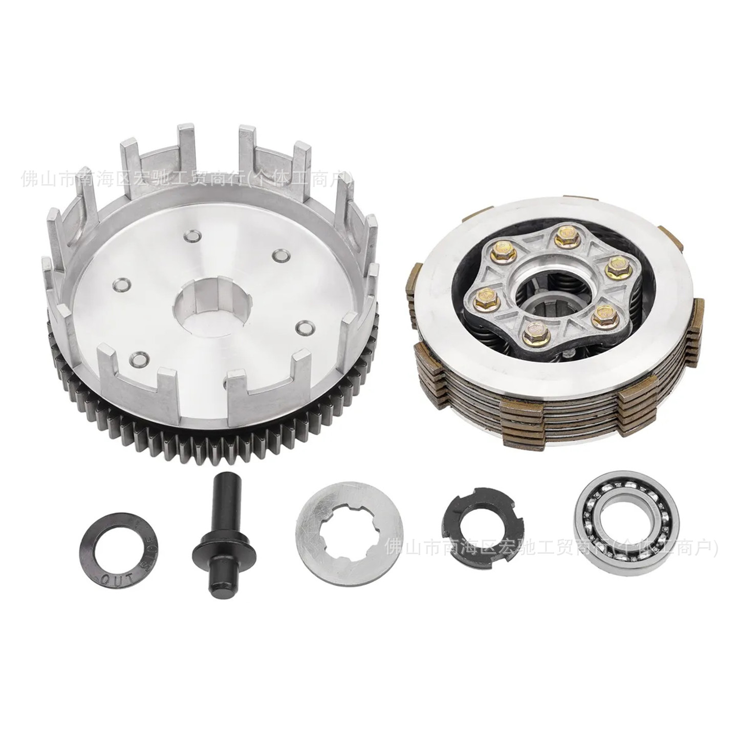 Mexico Meikeduo Motorcycle Parts Clutch Assembly Ft/Cg150 6-Pole 6-Plate Dm200 Rt250Zs