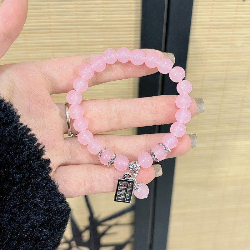 Ábaco pareja amigas pulseras artificiales hombres y mujeres pulseras regalo de cumpleaños estilo nacional nuevo hombre