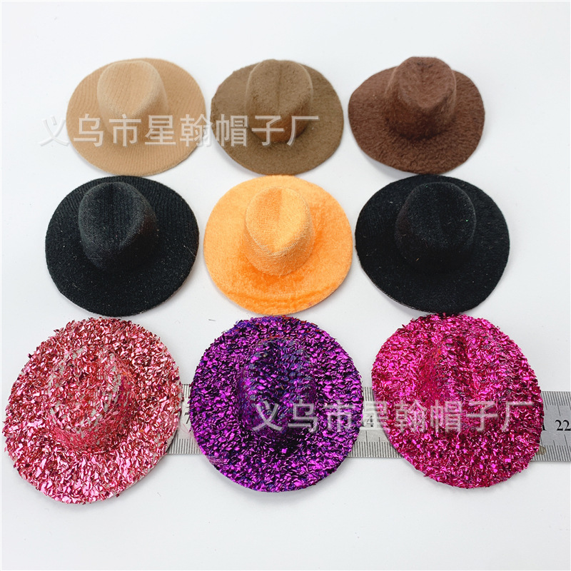 Estrellas americanas y rayas cinta vintage alto sombrero mago etapa rendimiento Festival fieltro paño recto sombrero alto