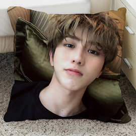 蔡徐坤周边来图制作抱枕青春有你2 ikun手办海报腰靠人形公仔明星