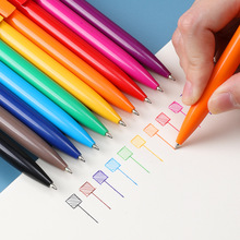 三口ZX9彩色圆珠笔现货油性笔广告笔礼品笔可加印logo油笔商务