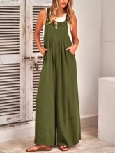 A 28647 Solid Color Casual Overalls ��ɫ���б����� ����