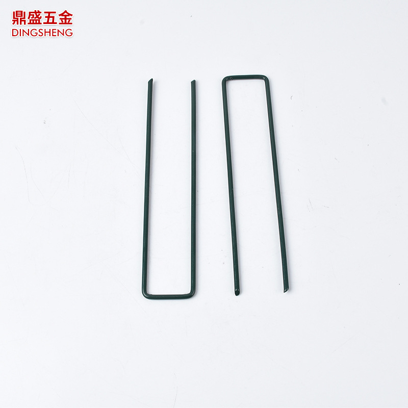 メーカー卸売りu型塗装草皮釘戸外トンネル固定釘草皮三次元ネット釘塗装草皮釘|undefined