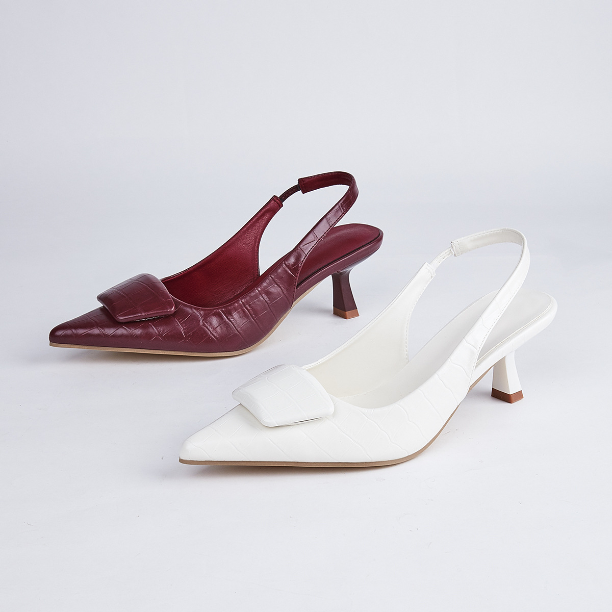 summer sandals pointed-toe stiletto heels