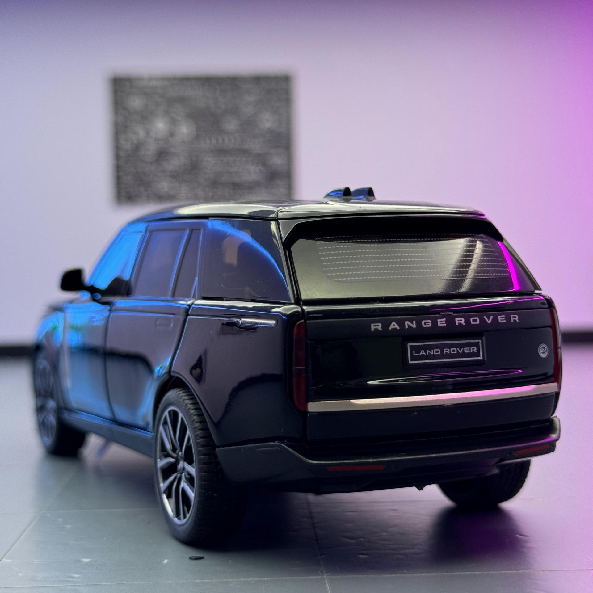 Modelo de coche de aleación Qiyi 1:32 Land Rover Range Rover SV todoterreno con sonido y luz de retroceso coche de juguete modelo de sonido decoración