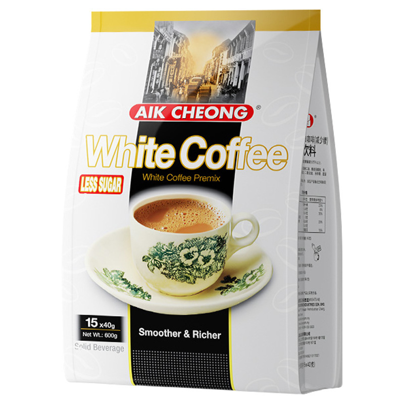 Malaysia imported Yichang three-in-one coffee sugar-reducing instant white coffee powder 600g bags Malaysia imported Yichang three-in-one coffee sugar-reducing instant white coffee powder 600g bags