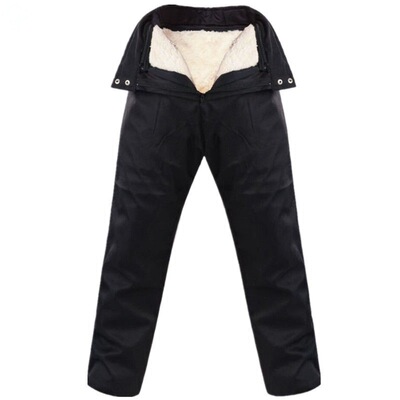 men and women winter Sheepskin one Sheepskin trousers Middle and old age Add fertilizer enlarge The whole skin Sheep wool Internal bile cotton-padded trousers