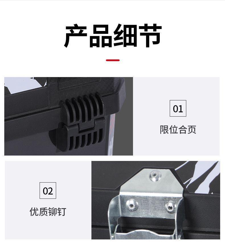 65L large-capacity motorcycle rear trunk, universal extra-large waterproof electric bike trunk, thickened