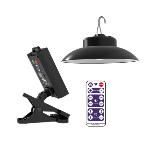 Private Model Solar Outdoor LED Umbrella Light Outdoor Portable Camping Tent Beach Shade Solar Umbrella Light