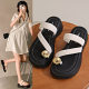 H228 Sandals Women's 2024 New Summer Explosions All-match Outer Wear Thick Bottom Soft Bottom Increased Mori Style Casual Slippers