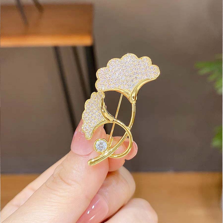 高級ブローチ女性高級感小衆ブローチ卸売り高級ピン気質固定服スーツ真珠アクセサリー