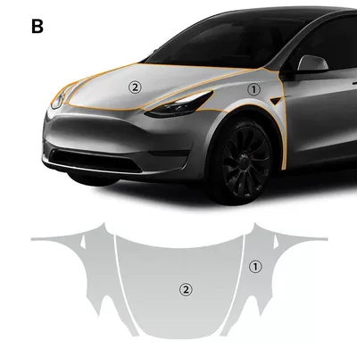 Cross-border special for 20-24 Car paint protective film - package-2-20-24-tesla-y