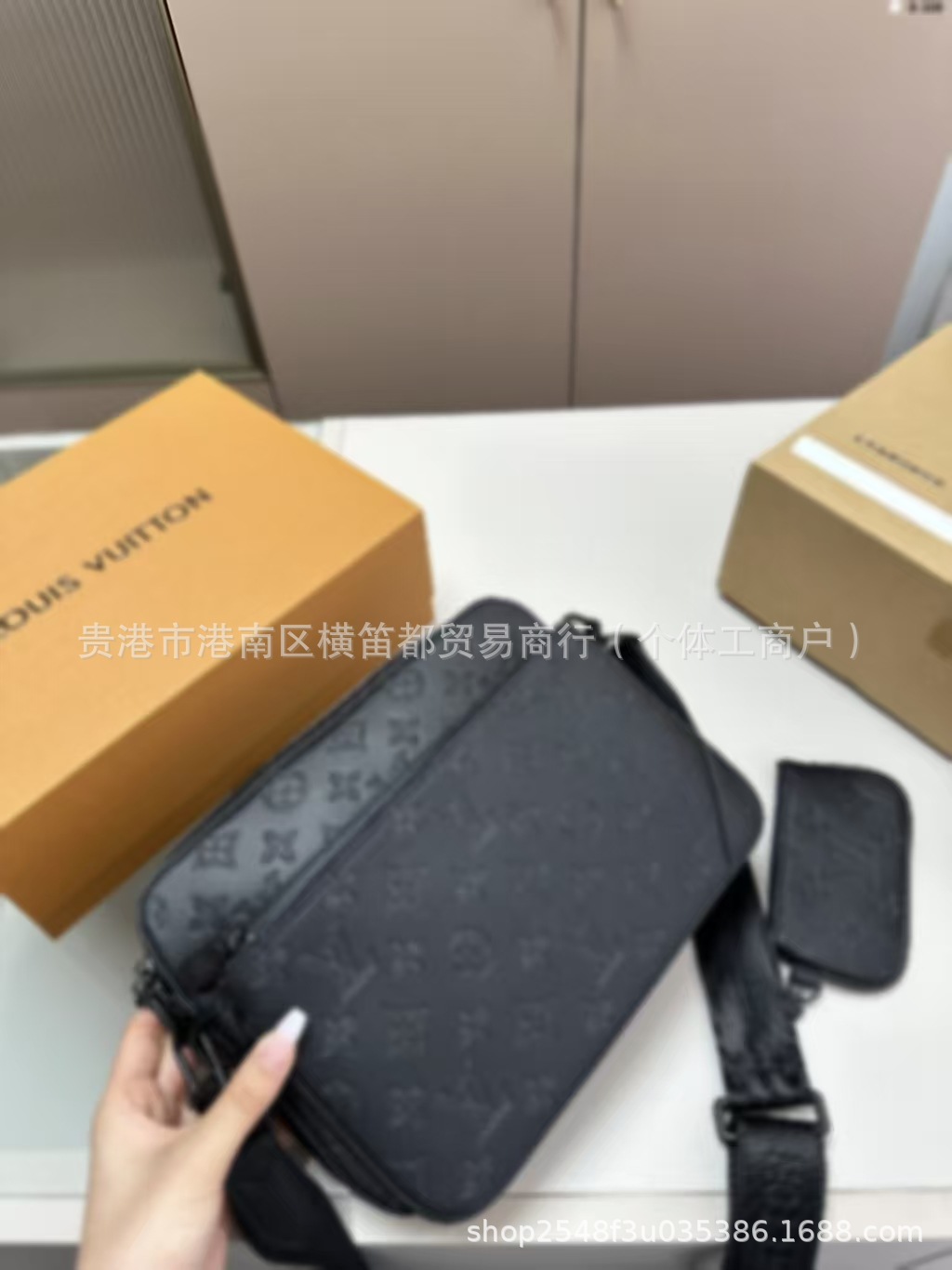 Lero interior de lona moda nuevo casual bolso de hombro americano temperamento de moda tres en uno