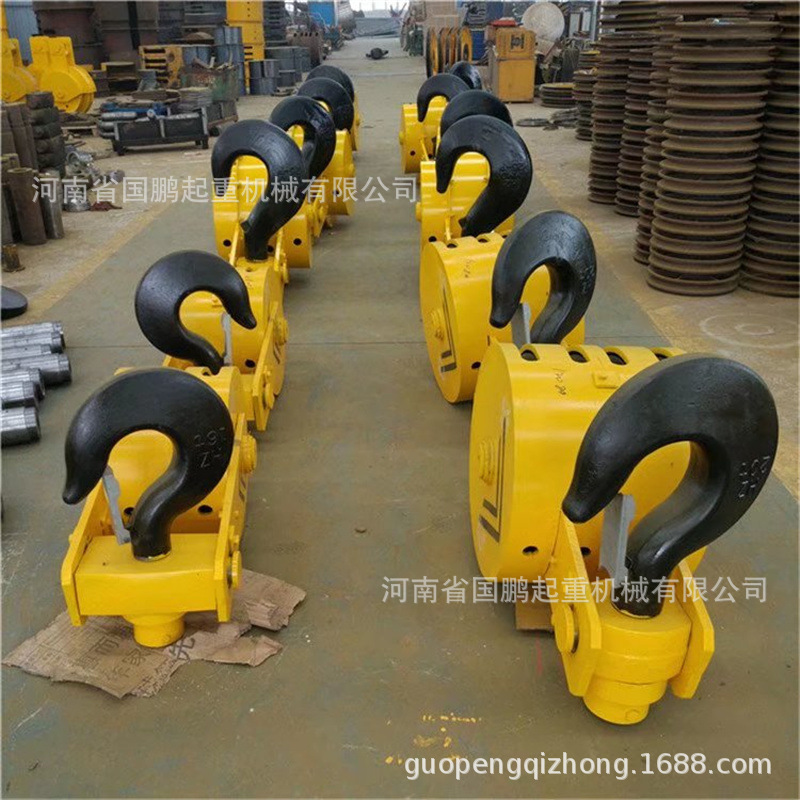 5t/10t/16t/20t/32t重级吊钩组起重天车吊钩铸钢轧制滑轮吊钩组-阿里巴巴