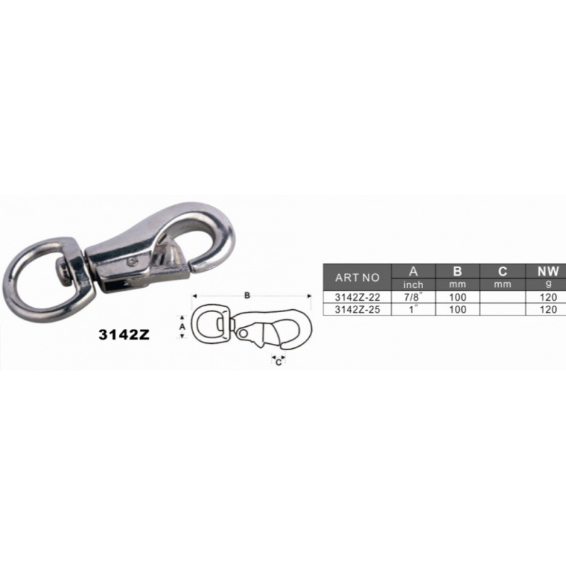Крюк для тяговых строп Rilong 3142Z-25