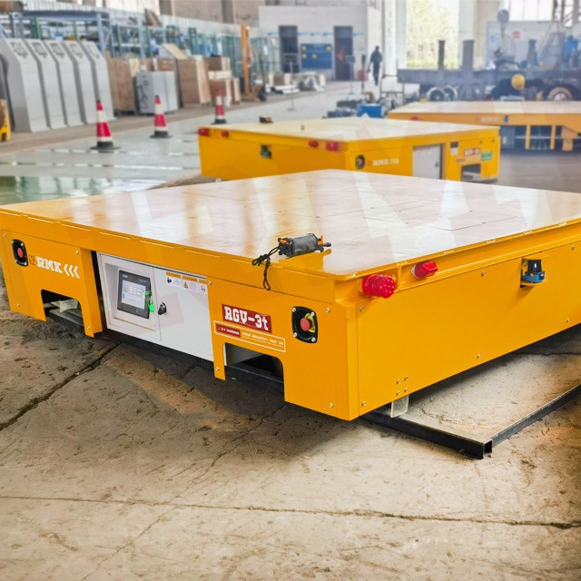 环形轨道搬运平板车 钢板大型自动化轨道平板车 低台面轨道平车