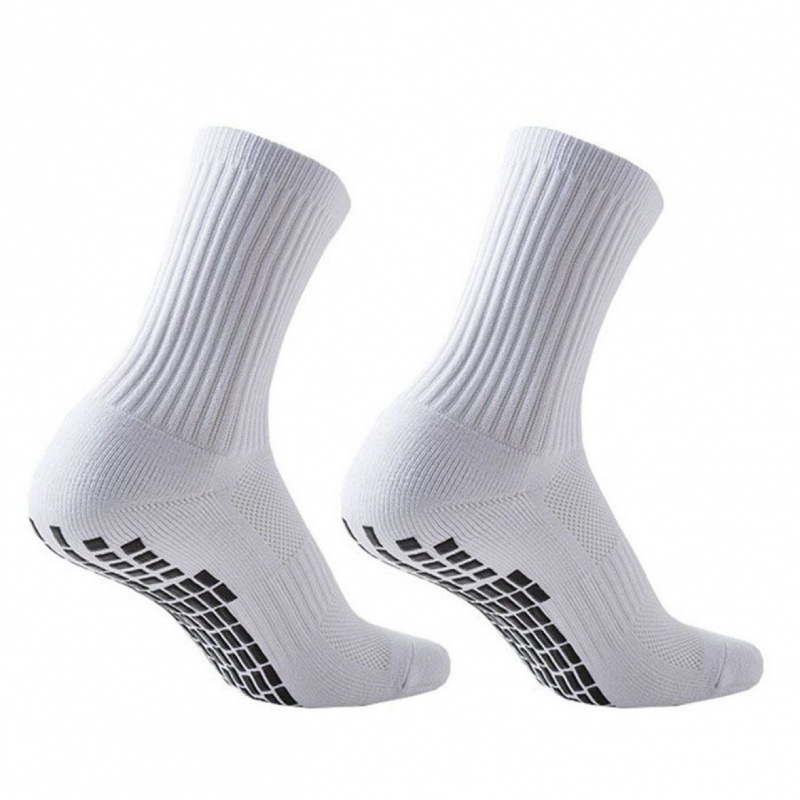 Calcetines de fútbol antideslizantes de color sólido de Amazon transfronterizos, calcetines de baloncesto deportivos resistentes al desgaste y amortiguadores de pegamento para hombres transpirables image 5