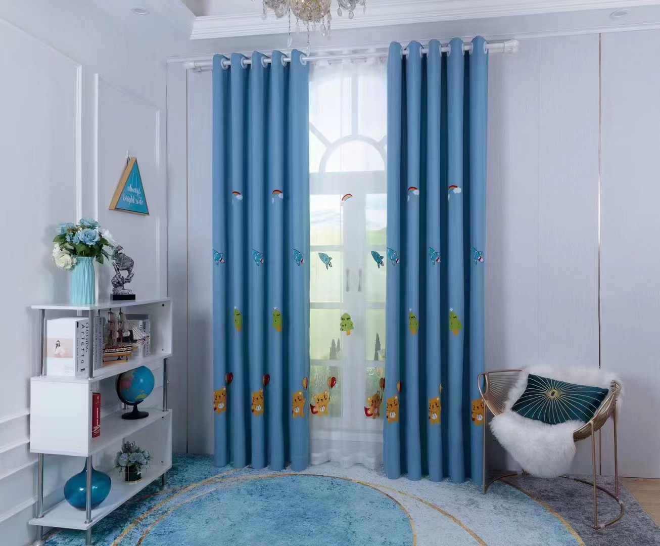 크리스마스 베어-블루