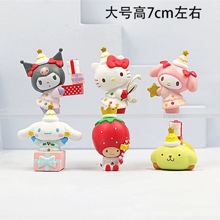 Сеть Red Curomi Merlot Pattay Dog Gou Dog торт-декор Display KT Cat Sanrio Birthday Dress