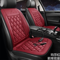 自動車加熱座布団冬シート12v24v車載電気加熱改造座布団シングル車用冬保温