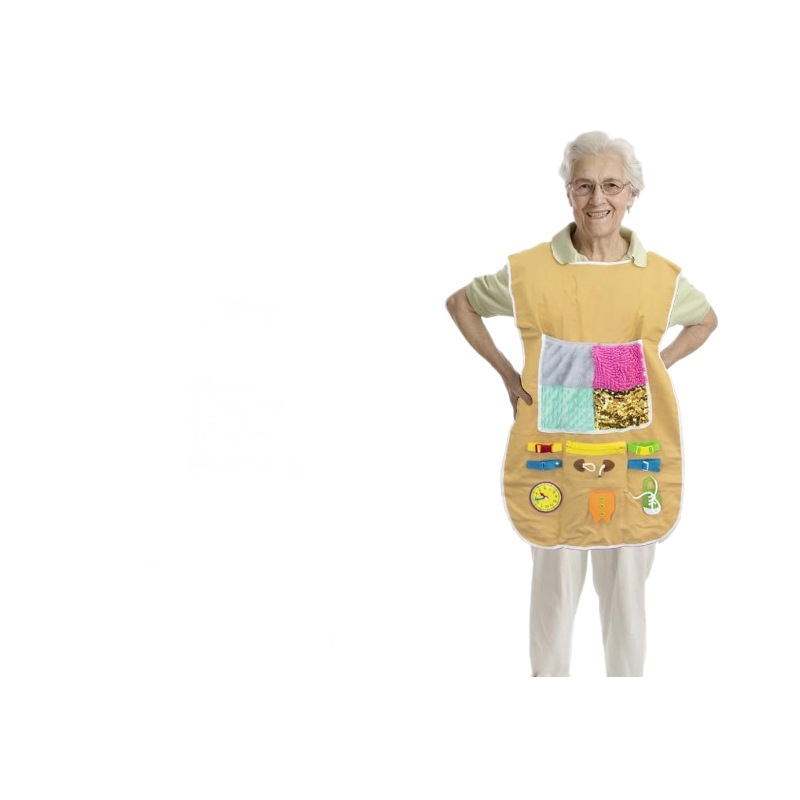 Ancianos delantal de descompresión manta de descompresión demencia de edad avanzada productos de la enfermedad de alzheimer juguetes de descompresión sensorial