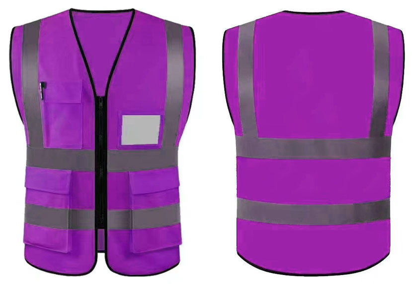 Chaleco de Seguridad Reflectante Multibolsillos para Construcción y Tráfico
