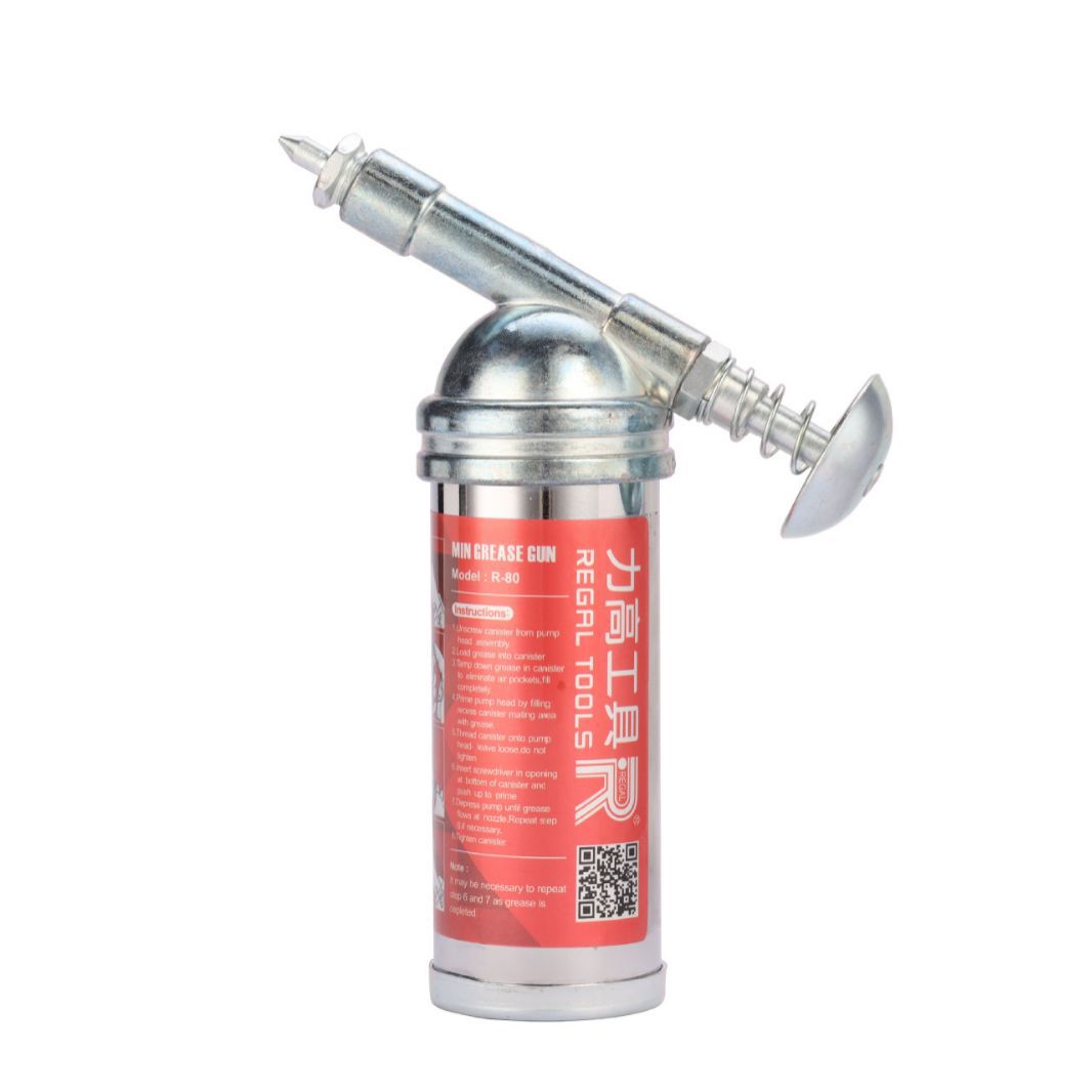 力高直销手动黄油枪 迷你型手按式小黄油枪 80g手按油枪