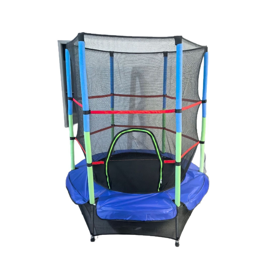Trampolín infantil transfronterizo indoor trampolín al aire libre gran trampolín bebé pequeña red de protección con red de rebote
