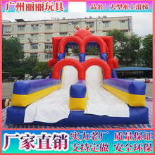 ���ˮ�Ϙ��@ˮ���ݳ��˽M��ˮ���@Inflatable land water slide