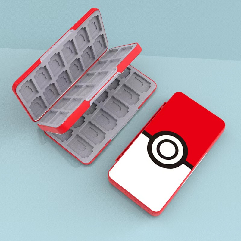 Caja de tarjetas de Nintendo switch Caja de almacenamiento de cinta de tarjetas Caja de tarjetas de juego Paquete de tarjetas magnético oled Caja de tarjetas de 48 bits de gran capacidad