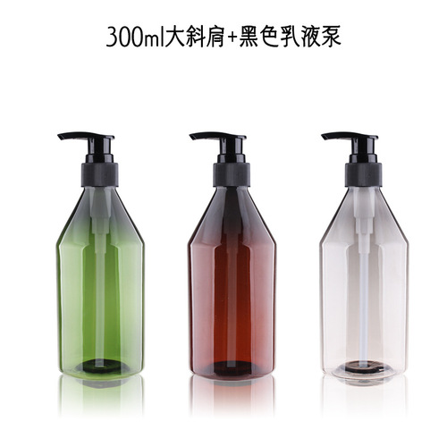 200ml conical spray bottle, 300ml large slanted-shoulder lotion bottle, toner bottle, hotel & household shower gel refill container