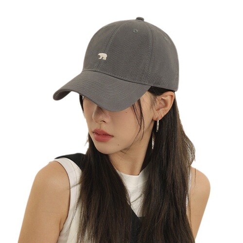 The cheekbones are gone ~ Widened brim cap, cap, female summer new all-matching deep-top, face-showing, young men's trendy baseball cap