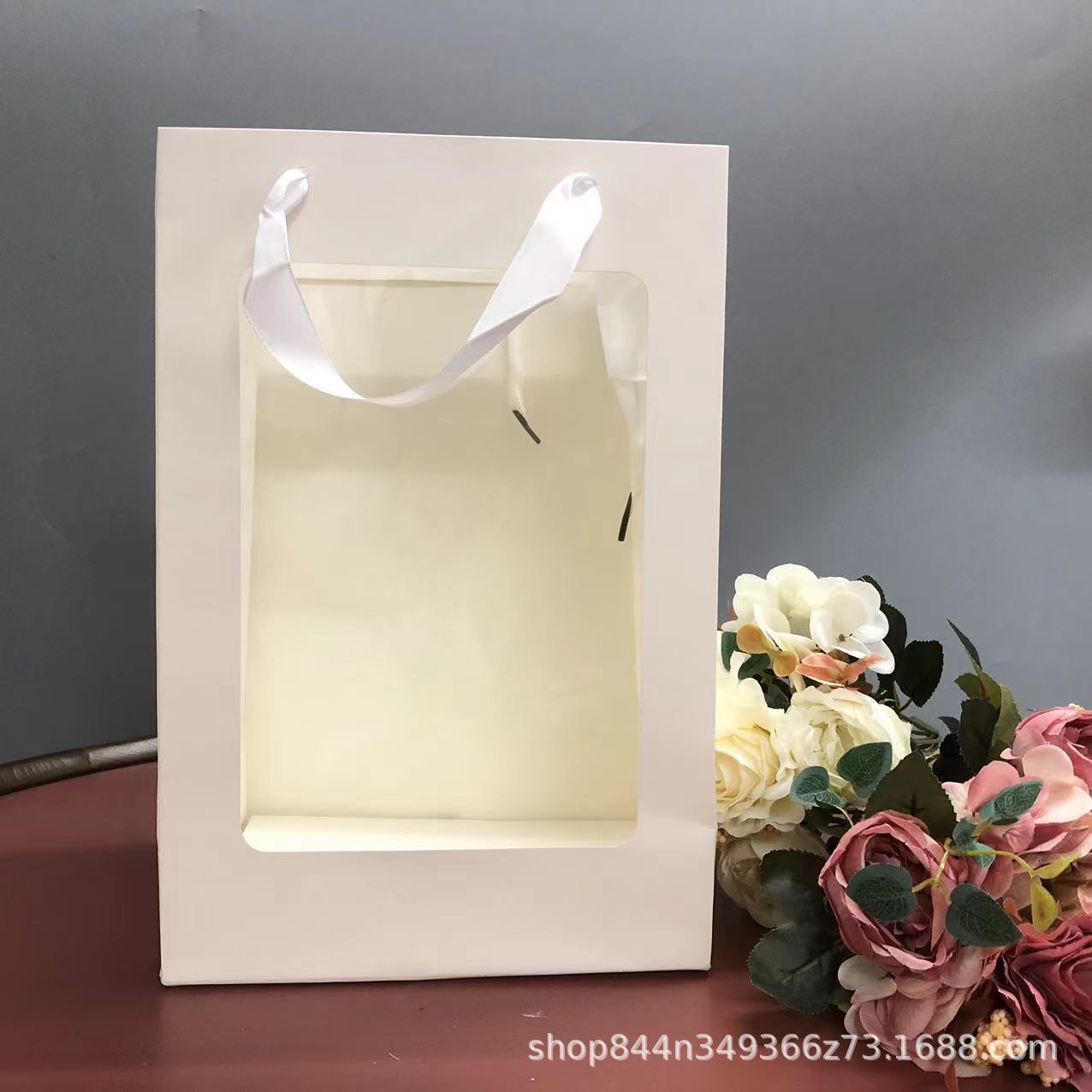 흰색, 크라프트지, 길이 18*너비 13*높이 25cm [소형]