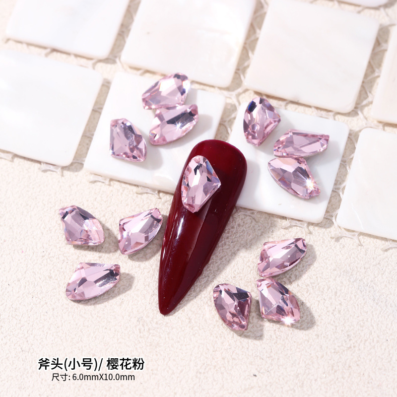 고품질 소녀 핑크 도끼-[6*10MM]