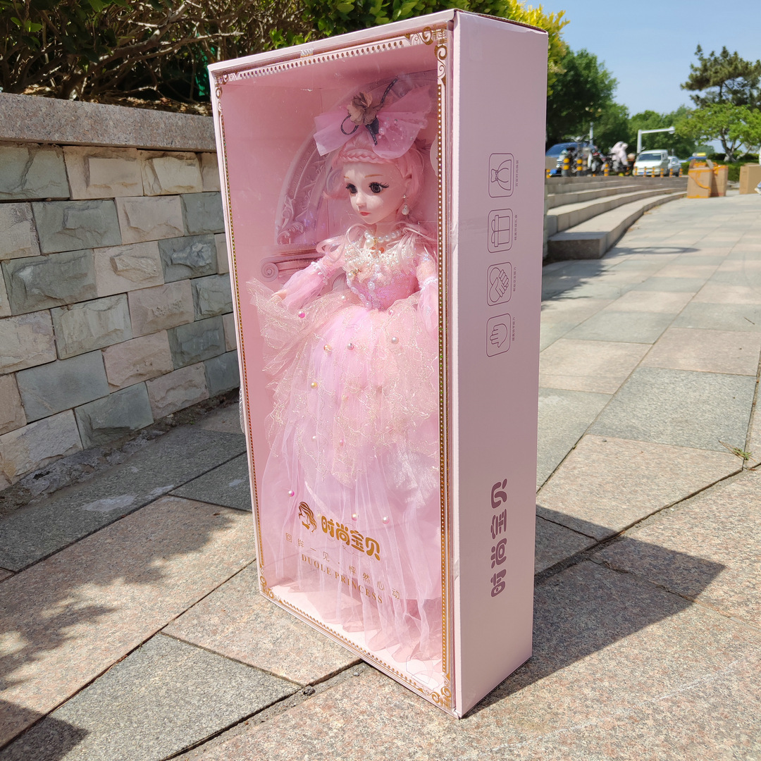 (2개) 큰 선물 상자 패션 공주 인형 6616 여자 놀이 집 교육 기관 등록 매점 어린이 장난감 도매