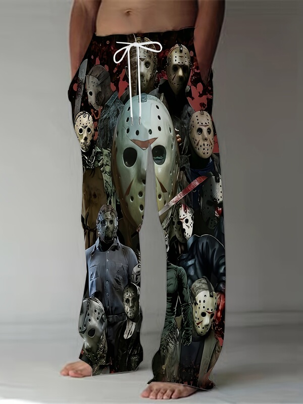 O 46753 Skull Print Wide Leg Pants Skull Print Wide Leg Pants O 46753 Skull Print Wide Leg Pants Skull Print Wide Leg Pants