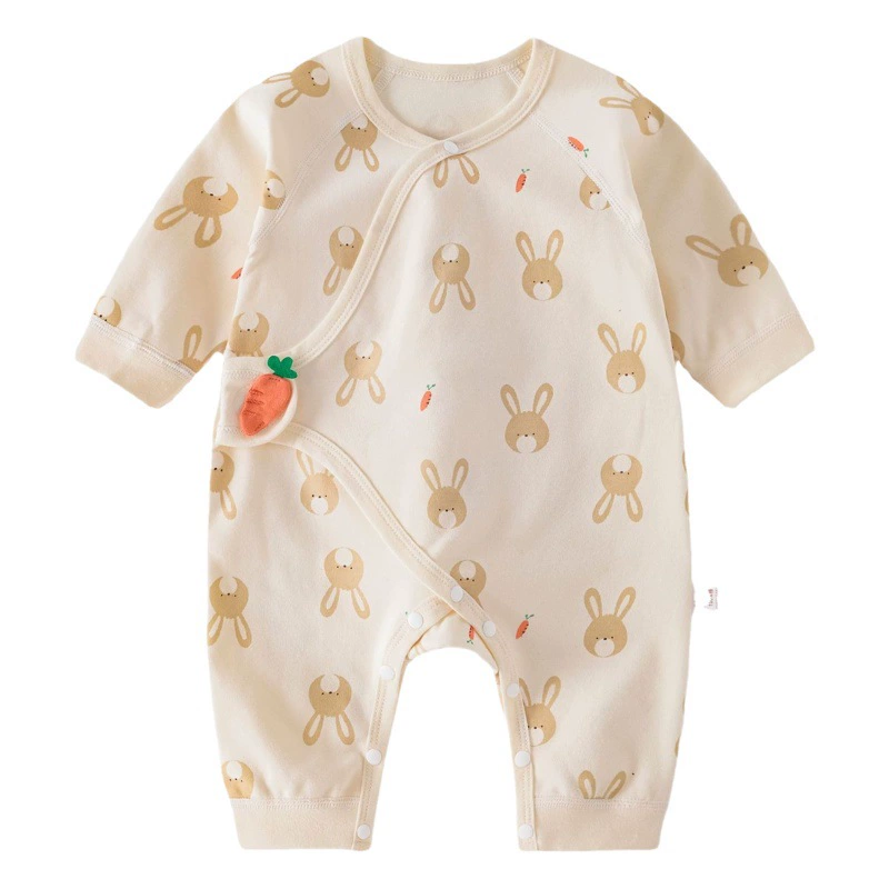 Детская одежда новорожденный комбинезон младенец без костей Anyang детская одежда Харская одежда весна и осень хлопчатобумажная одежда пижама